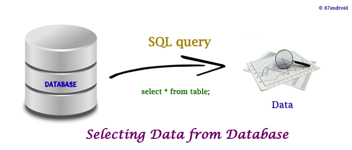 select data from database