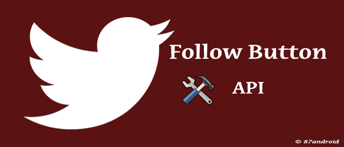 twitter follow button api