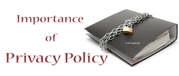 importance of privacy policy