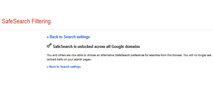 safesearch unlocked